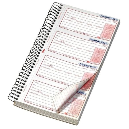 Phone Message Book, 2-3/4 x 5 In. MPN:TOP74620