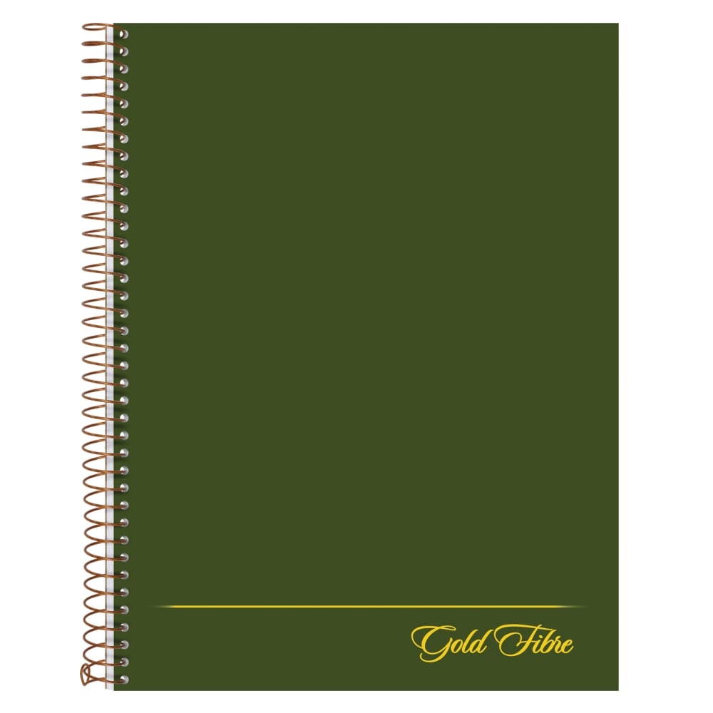 Ampad Gold Fibre Classic Project Planner, 7 1/4in x 9 1/2in, Green, Undated (Min Order Qty 10) MPN:20816