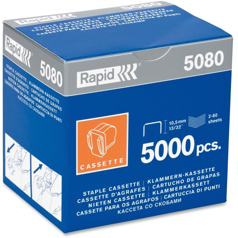 Rapid 5080 Staple Refill Cartridge, 1/8in, Cartridge Of 5000 MPN:90220