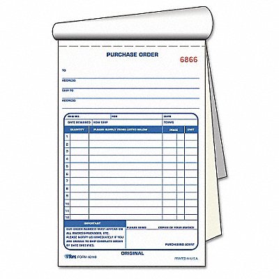 Purchase Order Book 2-Part Carbonless MPN:TOP46140