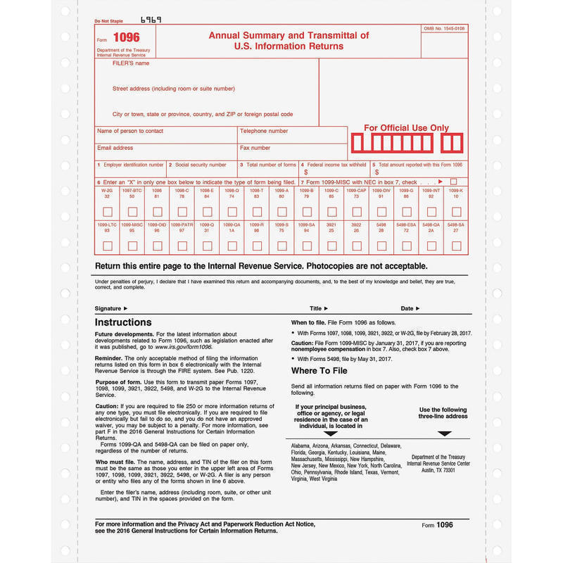 Example of GoVets Tax Forms category