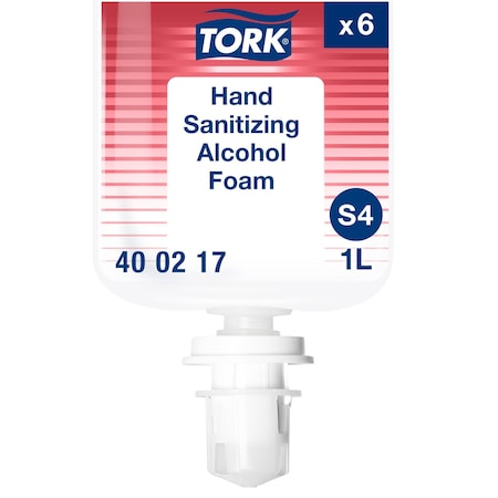 Hand Sanitizer, Pump Bottle, Foam, 1 L, PK6 MPN:400217