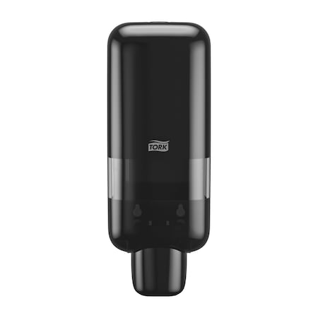 Soap and Sanitizer Dispenser, Black, Wall MPN:581508