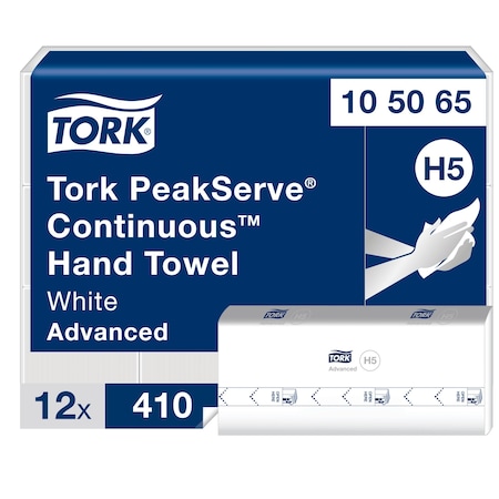Multifold Paper Towel Sheets, 1 Ply, 410 Sheets, White, 12 PK MPN:105065