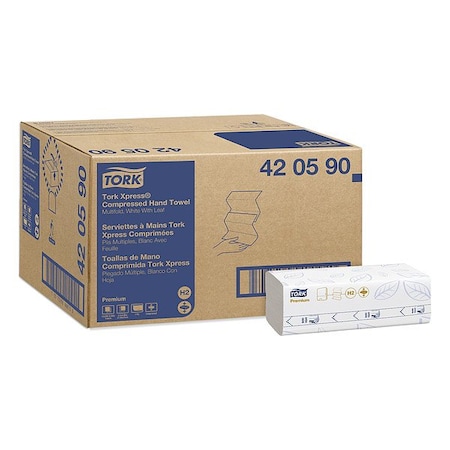 Multifold Paper Towel Sheets, 1 Ply, 200 Sheets, White, 12 PK MPN:420590