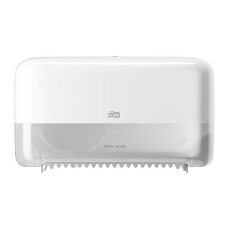 Toilet Paper Dispenser, Plastic, White MPN:473200