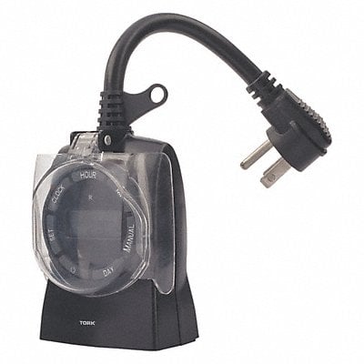 Plug In Timer Blk Outdoor 125V Digital MPN:642E