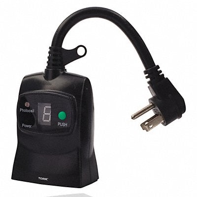 Plug In Timer 125VAC Black 1000W MPN:654E