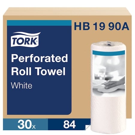 Tork Perforated Roll Towels 2PLY Wht MPN:HB1990A