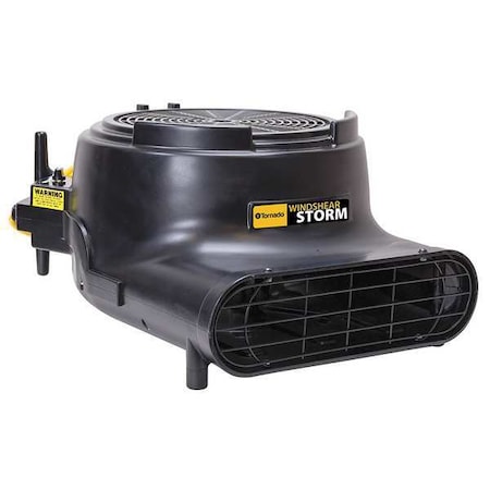 LowProfileCentBlower, Black, 11-1/2inH MPN:98778
