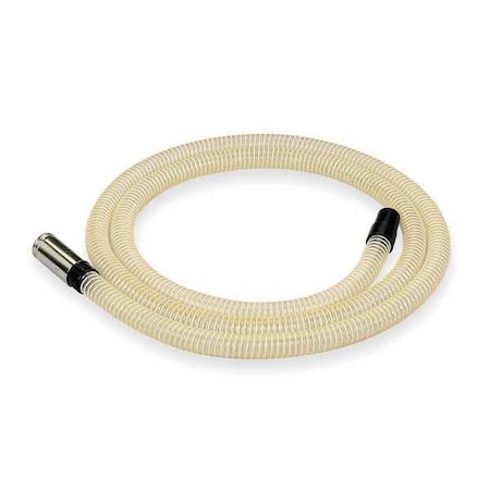 Vacuum Hose, 1-1/2 x 15 ft, Clear, Urethane MPN:90684
