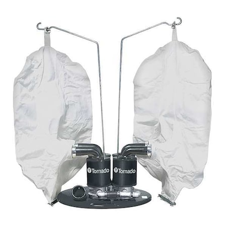 Quad Head Pneumatic Vacuum Head, Standard Filter, 238 cfm MPN:98695