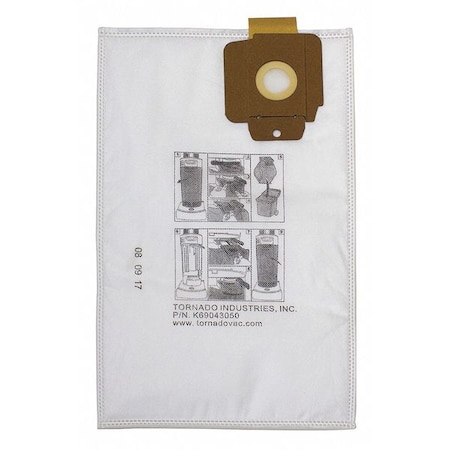 Vacuum Bag, Disposable, 10 PK MPN:K69043050