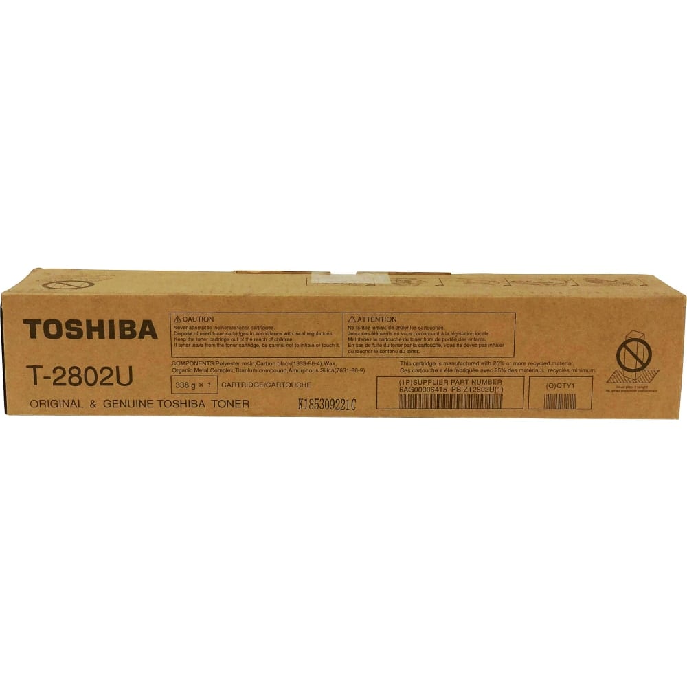 Toshiba T-2802U Black High Yield Toner Cartridge MPN:T2802U