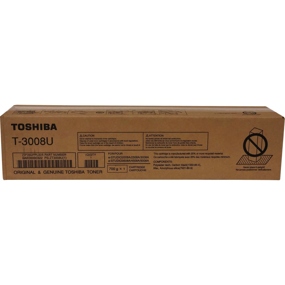 Toshiba T-3008U High-Yield Black Toner Cartridge MPN:T3008U