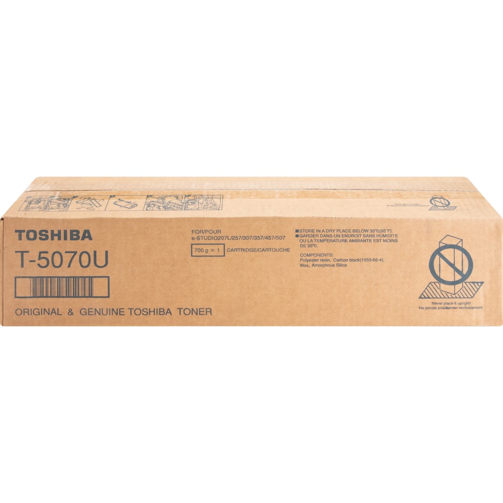 Toshiba T5070U Original Laser Toner Cartridge - Black - 1 Each - 36600 Pages MPN:T5070U