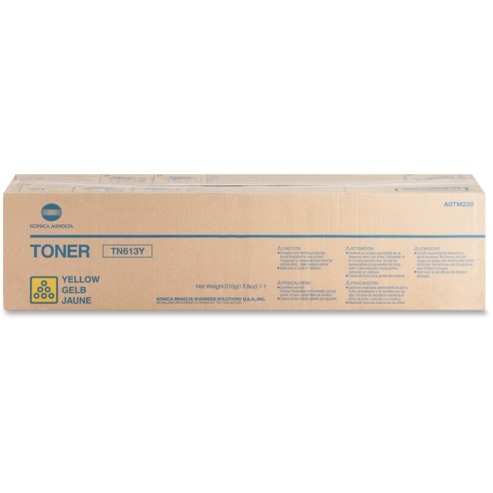 Konica Minolta TN-613Y Original Toner Cartridge - Laser - 30000 Pages - Yellow - 1 Each MPN:TN613Y