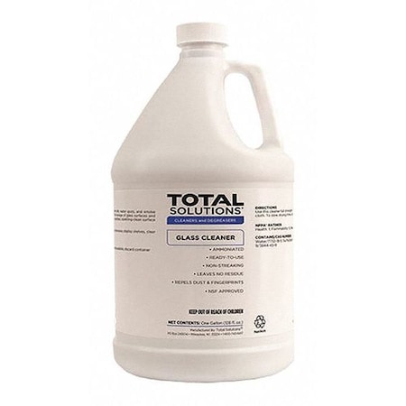 1 gal. Ammoniated Glass Cleaner, 1 gal., PK4 4 PK MPN:2025041