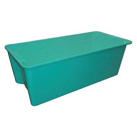 Stack & Nest Storage Container, 37.4 gal, 42-1/2 in L x 20 in W x 14-1/4 in H, Green MPN:780008W5170