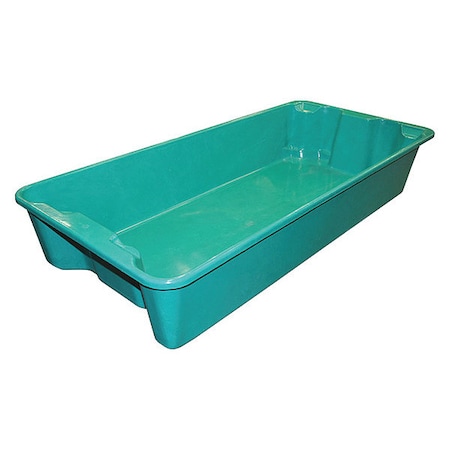 Stack & Nest Storage Container, 18.7 gal, 42-1/2 in L x 20 in W x 7-1/2 in H, Green MPN:780108W5170