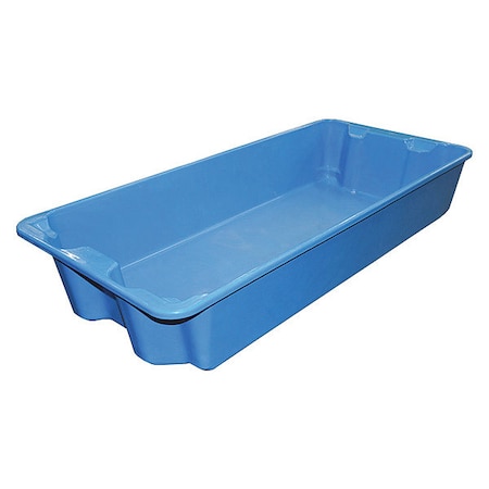 Stack & Nest Storage Container, 18.7 gal, 42-1/2 in L x 20 in W x 7-1/2 in H, Blue MPN:780108W5268