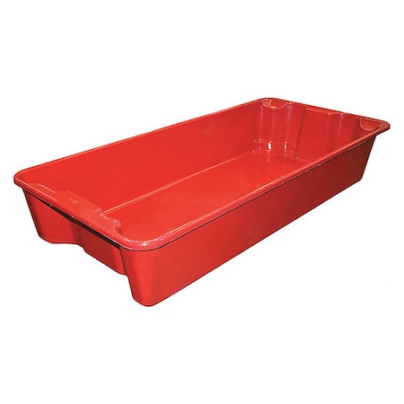 Stack & Nest Storage Container, 18.7 gal, 42-1/2 in L x 20 in W x 7-1/2 in H, Red MPN:780108W5280