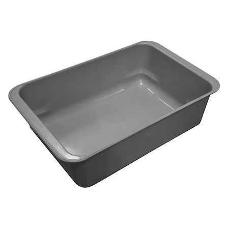 Nestable Storage Container, 2.8 gal, 17 in L x 11 in W x 5 in H, Gray MPN:9020085136