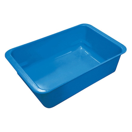 Nestable Storage Container, 2.8 gal, 17 in L x 11 in W x 5 in H, Blue MPN:9020085268