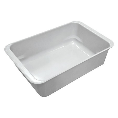 Nestable Storage Container, 2.8 gal, 17 in L x 11 in W x 5 in H, White MPN:9020085269