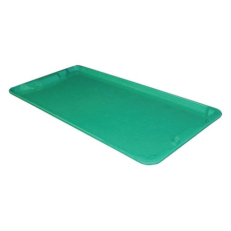780 Trash Can Lid, Green, Fiberglass Reinforced Composite, 20 in W/Dia MPN:7801185170