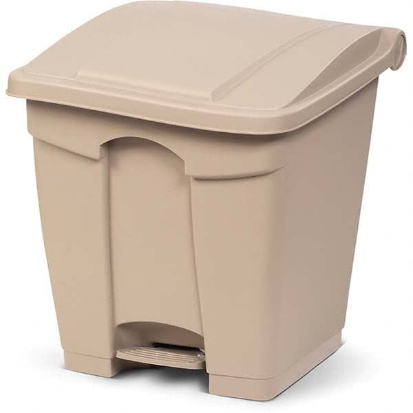 Biohazardous & Step-Open Trash Cans, Container Capacity: 8gal (US) , Container Shape: Rectangle , Overall Diameter: 15.55in  MPN:SOF08-00BEI