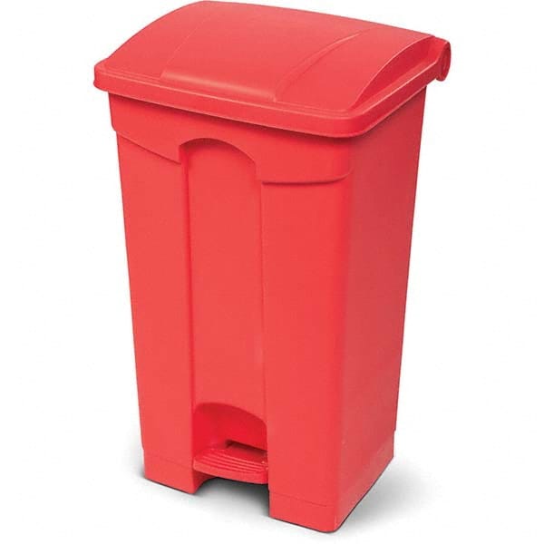 Biohazardous & Step-Open Trash Cans, Container Shape: Rectangle , Material: Polyethylene , Overall Diameter: 15.35 , Overall Height: 32.28  MPN:SOF23-00RED