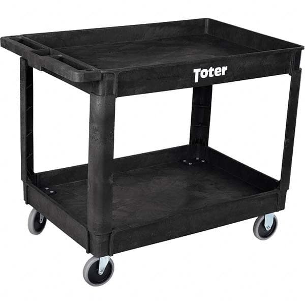 Utility Cart: Plastic, Black MPN:UCL00-S0002