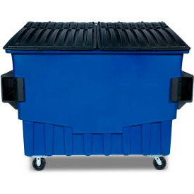Toter 4 Cubic Yard Front Loading Dumpster W/ Bumpers Blue - FR040-00705 FR040-00705