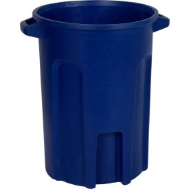 Toter® Round Trash Can With Lift Handle 44 Gal. Cap. Blue RND44-B0705