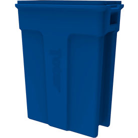 Toter® Slimline Rectangular Trash Can 23 Gal. Cap. Blue SL023-00705