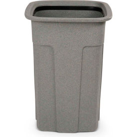 Toter Slimline Trash Can 35 Gallon Greystone SSC35-00GST