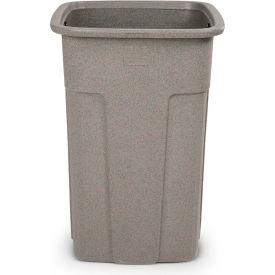Toter Slimline Trash Can 50 Gallon Greystone SSC50-00GST