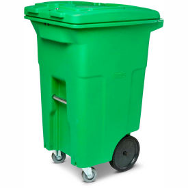 Toter Organic Waste Trash Cart w/Casters 64 Gallon Organic Green - ACG64-00LIM ACG64-00LIM