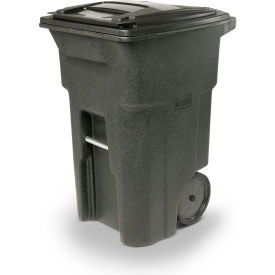 Toter Heavy Duty Two-Wheel Trash Cart 64 Gallon Blackstone - ANA64-10548 ANA64-10548