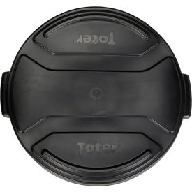 Toter® Round Trash Can Lid 44 Gal. Cap. Black RND44-L0200