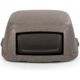 Toter Dome Lid With Swing Door Fits SSC50 Greystone STL50-00GST