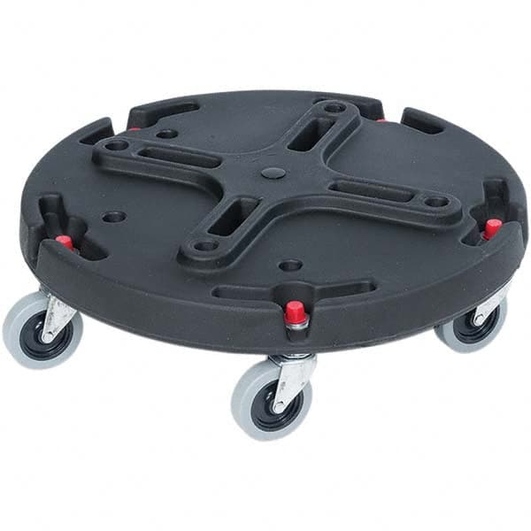Trash Can Dollies, Product Type: Caster Dolly , Dolly Shape: Round , Compatible Container Series: Atlas  MPN:WDL10-00BLK