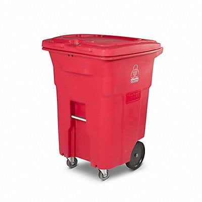 Medical Waste Cart w/Casters 96 gal. MPN:RMC96-00RED