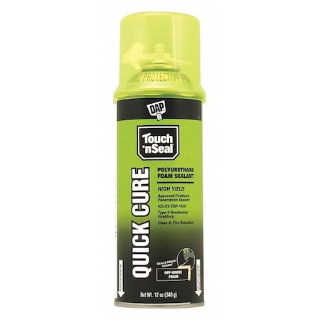 Spray Foam Sealant, Straw Application Method 12 oz, Aerosol Can, Beige, 2-3:1 Expansion Ratio MPN:7565000057