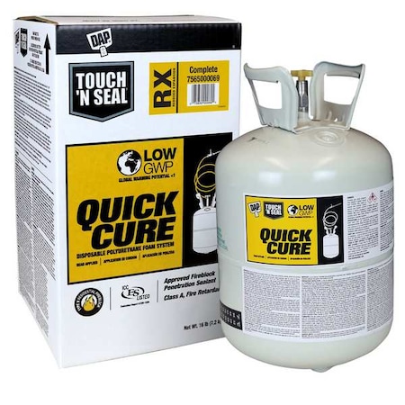 Spray Foam Sealant, 16 lb, Cylinder, Cream, RX MPN:7565000069