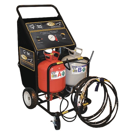 Construction Foam Dispensing Machine, Multipurpose, Black, 10 Component MPN:7565000150