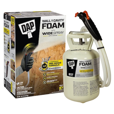 Insulating Spray Foam Sealant, Cylinder, Cream, 3:1 Expansion Ratio MPN:7565000351