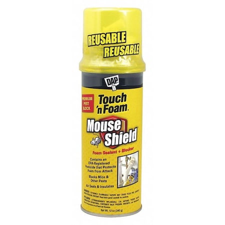 Spray Foam Sealant, Straw Application Method 12 oz, Aerosol Can, Beige, 2-3:1 Expansion Ratio MPN:7565012506
