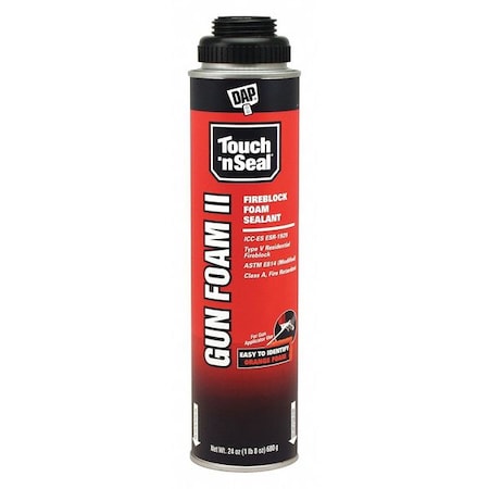 Spray Foam Sealant, Caulk Gun Application Method Aerosol Can, Orange, 2-3:1 Expansion Ratio MPN:7565000121